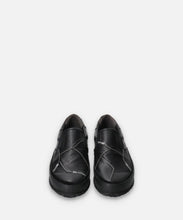 Load image into Gallery viewer, Japanese handcrafted Spingle SP 1044 Black leather shoes with abrasion resistant sole and sleek silhouette