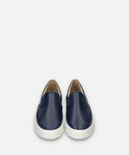 Load image into Gallery viewer, Japanese handcrafted Spingle SP 1059 Navy leather shoes with abrasion resistant sole and sleek silhouette