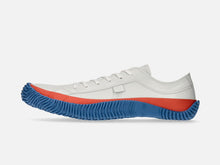 Load image into Gallery viewer, Japanese handcrafted Spingle SP 110 White Blue kangaroo leather shoes with abrasion resistant sole and sleek silhouette