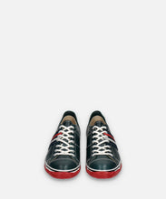 Load image into Gallery viewer, Japanese handcrafted Spingle SP 198 Dark Blue kangaroo leather shoes with abrasion resistant sole and sleek silhouette
