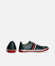 Load image into Gallery viewer, Japanese handcrafted Spingle SP 198 Dark Blue kangaroo leather shoes with abrasion resistant sole and sleek silhouette
