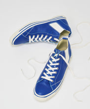 Load image into Gallery viewer, Japanese handcrafted Spingle SP 442 Blue kangaroo leather shoes with abrasion resistant sole and sleek silhouette