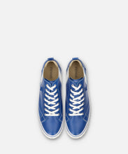 Load image into Gallery viewer, Japanese handcrafted Spingle SP 442 Blue kangaroo leather shoes with abrasion resistant sole and sleek silhouette
