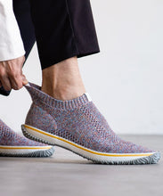 Load image into Gallery viewer, Handmade Japanese SPINGLE SP 528 Multi sneakers featuring premium leather and unique sole design