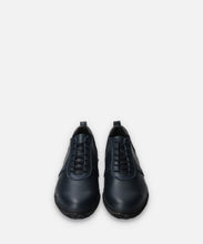 Load image into Gallery viewer, Handmade Japanese SPINGLE SP 6155 Navy sneakers featuring premium leather and modern design