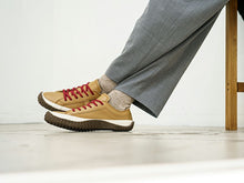 Load image into Gallery viewer, Japanese handcrafted Spingle Move SPM 101 Light Beige kangaroo leather shoes with abrasion resistant sole and sleek silhouette