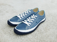 Load image into Gallery viewer, Japanese handcrafted Spingle Move SPM 101 Navy Blue kangaroo leather shoes with abrasion resistant sole and sleek silhouette