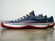 Load image into Gallery viewer, Japanese handcrafted Spingle Move SPM 1020 Navy kangaroo leather shoes with abrasion resistant sole and sleek silhouette