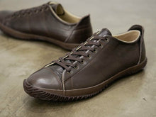 Load image into Gallery viewer, Handmade Japanese SPINGLE MOVE SPM 272 Dark Brown sneakers featuring premium leather and modern design

