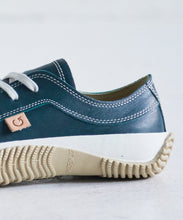 Load image into Gallery viewer, Handmade Japanese SPINGLE SP 110 Dark Blue sneakers featuring premium leather and modern design
