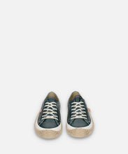 Load image into Gallery viewer, Handmade Japanese SPINGLE SP 110 Dark Blue sneakers featuring premium leather and modern design
