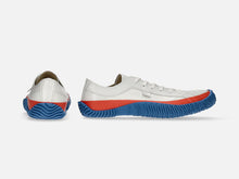 Load image into Gallery viewer, Japanese handcrafted Spingle SP 110 White Blue kangaroo leather shoes with abrasion resistant sole and sleek silhouette
