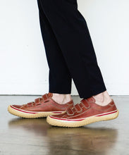 Load image into Gallery viewer, Handmade Japanese SPINGLE SP 211 Red sneakers featuring premium leather and modern design
