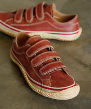 Load image into Gallery viewer, Handmade Japanese SPINGLE SP 211 Red sneakers featuring premium leather and modern design
