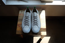 Load image into Gallery viewer, Handmade Japanese SPINGLE SP 241 Ink Ivory sneakers featuring premium leather and modern design
