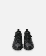 Load image into Gallery viewer, Handmade Japanese SPINGLE SP 442 Black Black sneakers featuring premium leather and modern design
