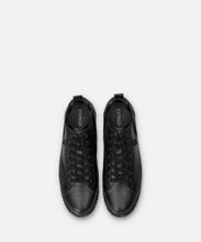 Load image into Gallery viewer, Handmade Japanese SPINGLE SP 442 Black Black sneakers featuring premium leather and modern design
