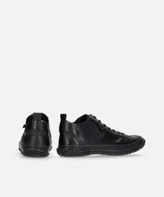 Load image into Gallery viewer, Handmade Japanese SPINGLE SP 442 Black Black sneakers featuring premium leather and modern design
