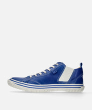 Load image into Gallery viewer, Japanese handcrafted Spingle SP 442 Blue kangaroo leather shoes with abrasion resistant sole and sleek silhouette

