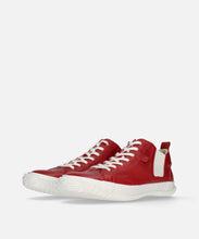 Load image into Gallery viewer, Handmade Japanese SPINGLE SP 442 Deep Red sneakers featuring premium leather and modern design
