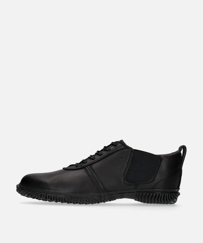 Handmade Japanese SPINGLE SP 6156 Black sneakers featuring premium leather and modern design
