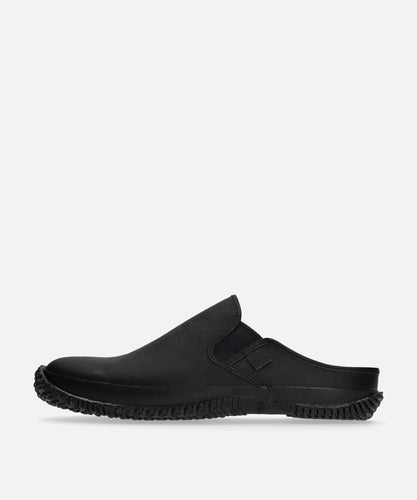 Handmade Japanese SPINGLE SP 725 Black sneakers featuring premium leather and modern design