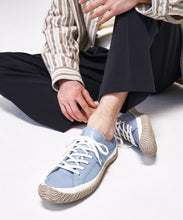 Load image into Gallery viewer, Japanese handcrafted Spingle Manila SP 110 Sax kangaroo leather shoes with abrasion resistant sole and sleek silhouette
