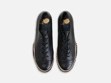 Load image into Gallery viewer, Japanese handcrafted Spingle Move SPM 1001 Black kangaroo leather shoes with abrasion resistant sole and sleek silhouette
