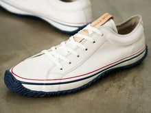 Load image into Gallery viewer, Japanese handcrafted Spingle Move SPM 1020 Ivory kangaroo leather shoes with abrasion resistant sole and sleek silhouette
