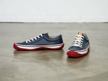 Load image into Gallery viewer, Japanese handcrafted Spingle Move SPM 1020 Navy kangaroo leather shoes with abrasion resistant sole and sleek silhouette
